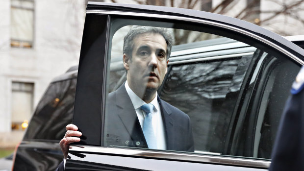 Cohen leaves the committee after testifying.