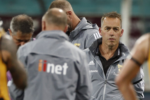 Choice to make: Former Hawthorn coach Alastair Clarkson.