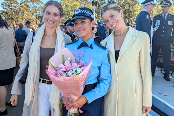 Lay after graduating from NSW Police’s academy last May.