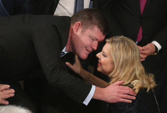 James Packer and Sara Netanyahu.