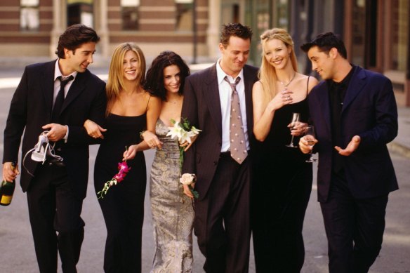 Where it all began; the cast of Friends. 