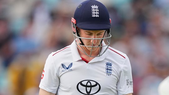 Harry Brook at the Oval. 