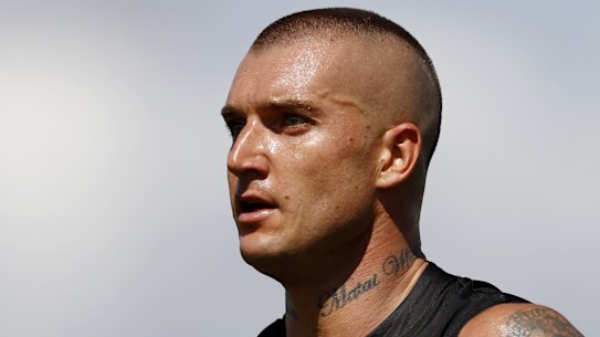 Dustin Martin, pictured last month.