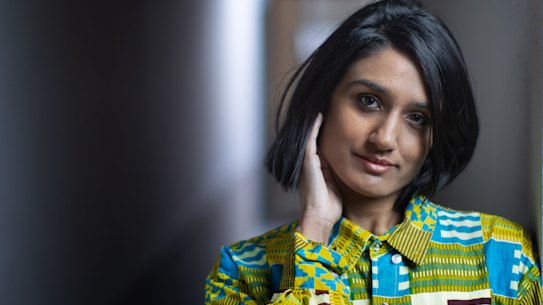 Comedian Vidya Rajan.