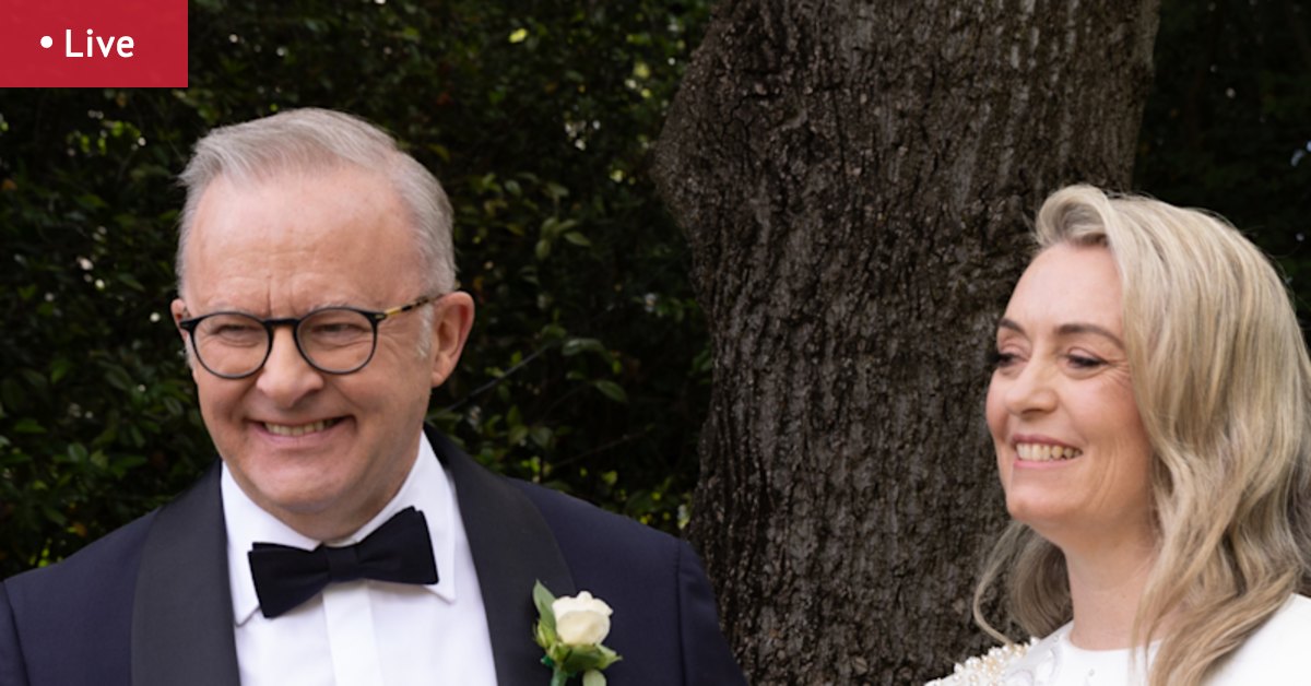 Australian prime minister’s wedding LIVE: Anthony Albanese and Jodie Haydon marry