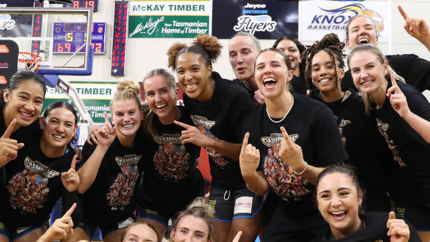 Sweet victory: Hawkins and Reid fire up to lead Townsville to WNBL title in 16th-straight win