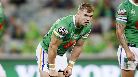 Hudson Young realised a dream in his Canberra Raiders debut.