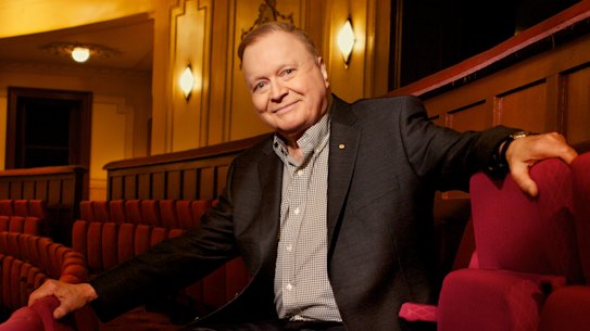 Bert Newton pictured as he turned 75, 22 July 2013.