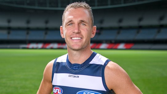 Record-breaking Geelong skipper Joel Selwood.