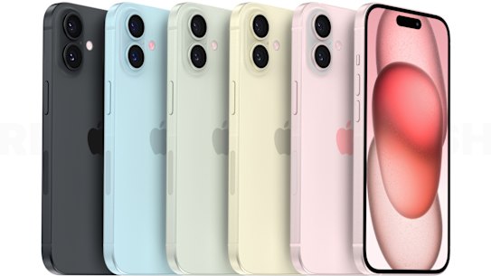 This render by X-user RendersByShailesh shows what the standard iPhone 16 camera bump may look like, based on leaked specs.