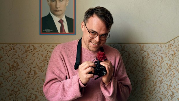 Pavel Talankin, star and co-director of the documentary Mr Nobody Against Putin.