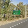 The southbound Linkfield Road exit on Gympie Arterial Road, which the Audi allegedly used as an escape.