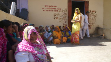Rural women in Alwar, Rajasthan. Devi Sharma (the woman at the front) has never heard of #MeToo.