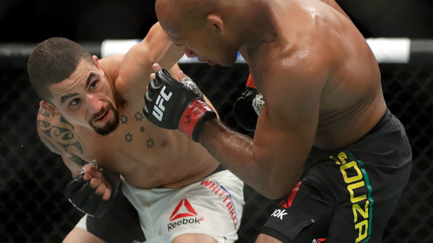 Defeat helped Robert Whittaker put the setback into perspective.