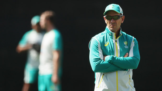 Justin Langer’s relationship with his players has been questioned in recent times.