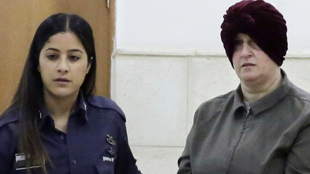 Accused child sex abuser Malka Leifer (right) pictured in February last year.