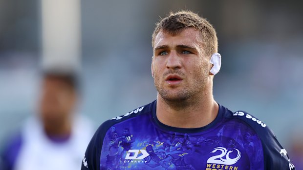 Nick Champion de Crespigny will spearhead the Force pack when they take on the Lions on Saturday.