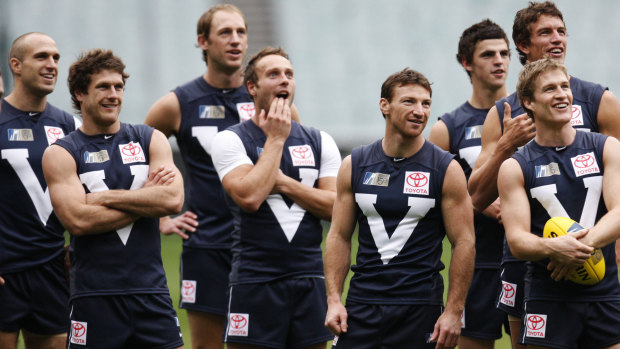 The 2008 Victorian side enjoys the week.