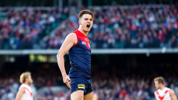 Bayley Fritsch is Melbourne’s most prolific forward since 2021.