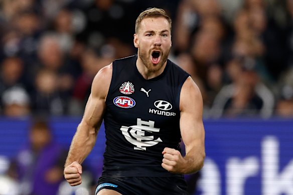 Harry McKay was the hero in Carlton’s tense win over Geelong.
