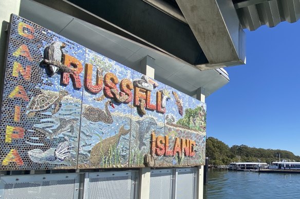 The new Russell Island ferry terminal, part of a $49 million investment by state and local governments. 