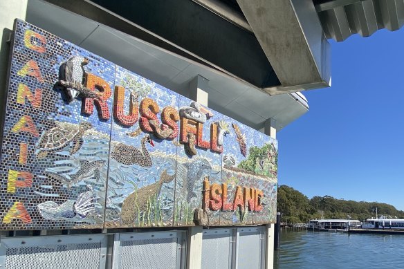 The  new Russell Island ferry terminal, part of a $49 million investment by state and local governments. 