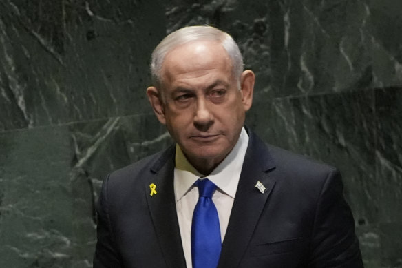 Israeli Prime Minister Benjamin Netanyahu.