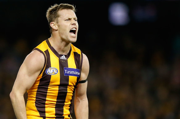 Sam Mitchell in his playing days at Hawthorn.
