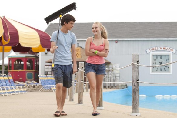 Summer lovin’: Liam James and AnnaSophia Robb in The Way, Way Back.