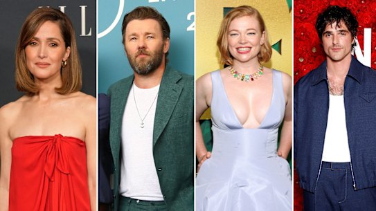 Nominated for AACTA International Awards … Rose Byrne, Joel Edgerton, Sarah Snook and Jacob Elordi.