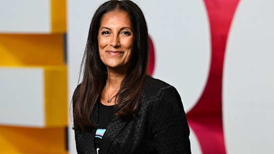Xero CEO Sukhinder Singh Cassidy is photographed at the Xerocon expo in Brisbane, September 2, 2025.
