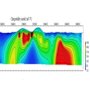 A chargeability anomaly unearthed by Great Southern Mining and its joint venture partner, Gold Fields Limited, at their Edinburgh project in north Queensland. The partners say the upper section could be laden with sulphides harbouring a sizeable gold-copper deposit.