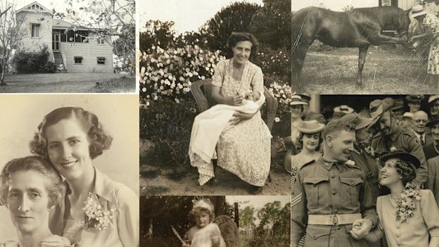 Images of Davidson’s childhood, and mother (centre, with baby Robyn) from the family album: “I have been trying to write about my mother for years,” she writes. “Some attempts attained a considerable length, others didn’t struggle beyond five pages before being tossed in the bin.”
