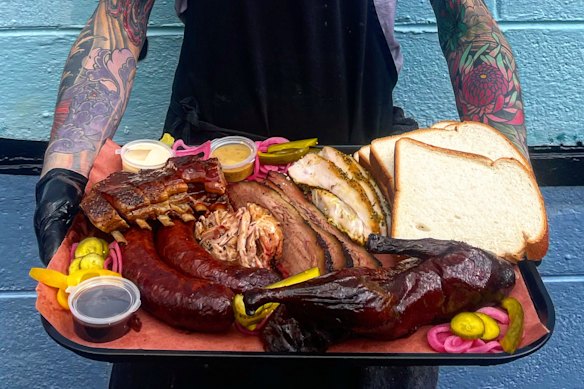 A tray of Wildfire Craft BBQ’s finest.