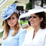Princess Beatrice (left) and Eugenie at Royal Ascot in 2018.