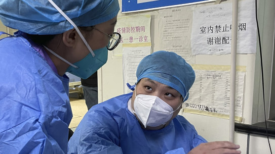 Intensive care units are turning away ambulances, residents are driving sick relatives from hospital to hospital, and patients are lying on floors for a lack of space.