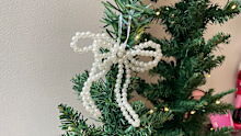 Pearls are jumping from your jewellery box onto your Christmas tree.