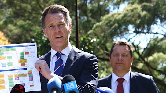 Premier Chris Minns, unveils reforms to planning laws earlier this month