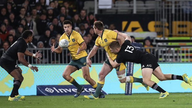 Maddocks scored one try against New Zealand in his debut Test season last year. 