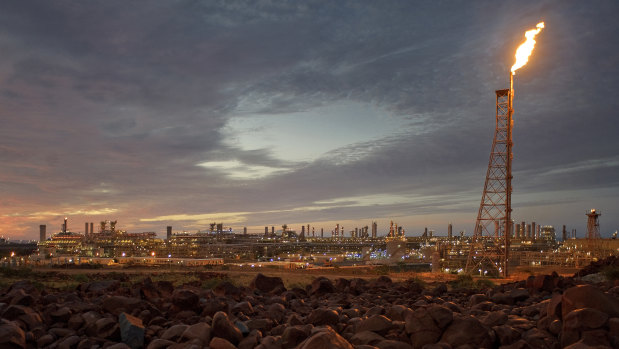 Woodside's Karratha gas plant.