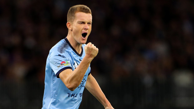 Socceroo Brandon O'Neill spent five days watching Asia's Got Talent after contracting gastro while in China with Sydney FC.
