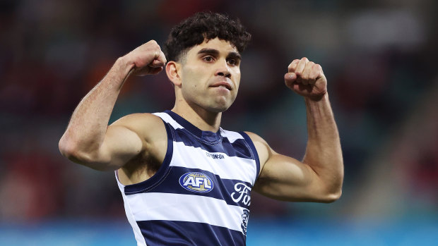 Tyson Stengle is a re-signing priority for Geelong.