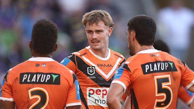 Lachlan Galvin is finally on his way out of Wests Tigers.