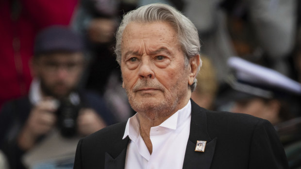 Alain Delon at the premiere of A Hidden Life in Cannes on Sunday.
