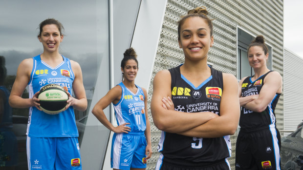 Marianna Tolo, Kia Nurse, Leilani Mitchell and Kelsey Griffin are inspiring Canberra's playoff run.