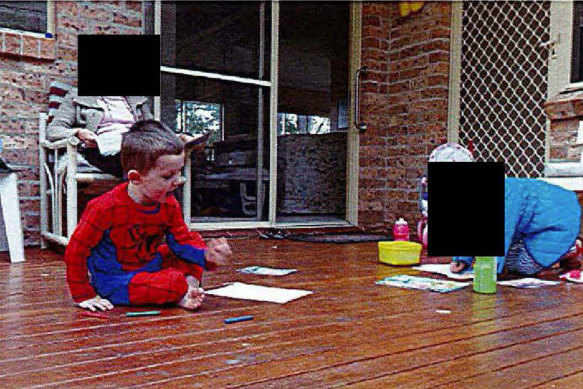 William Tyrrell on the morning he went missing.