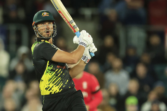 Marcus Stoinis has been in good touch with the bat and claimed three wickets against England.