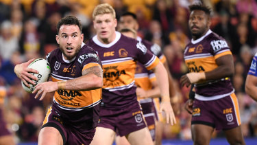 Late-career switch: Darius Boyd was influential at five-eighth against Canterbury.