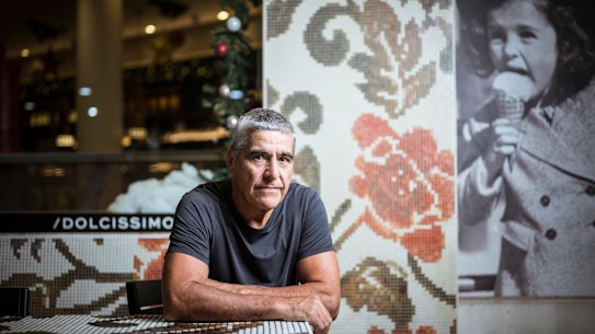 Brunetti Classico owner Fabio Angele is acutely aware of the decline in Lygon Street’s pedestrian traffic.