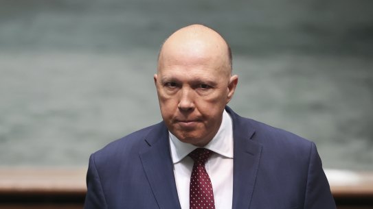 No response: the Minister for Home Affairs, Peter Dutton.
